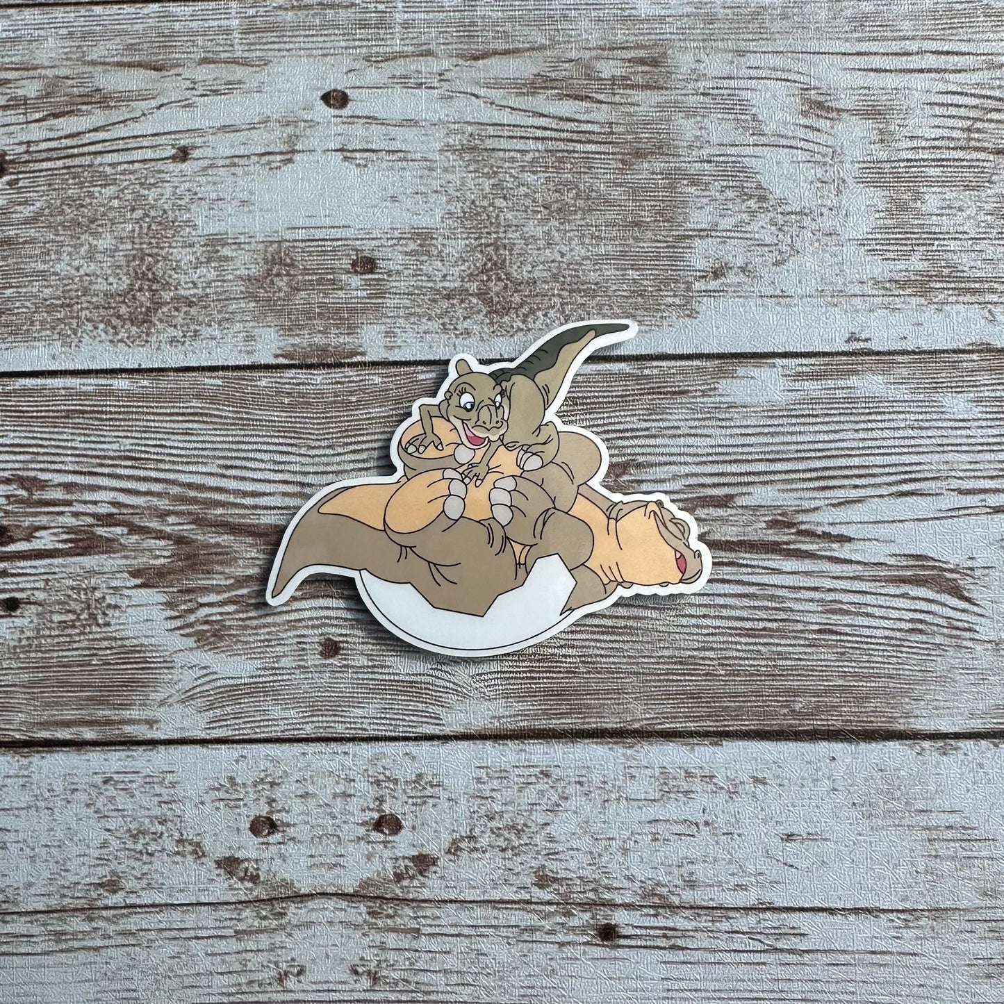 Ducky and Spike sticker, The land before time