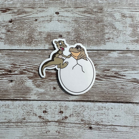 Ducky and spike sticker, The land before time