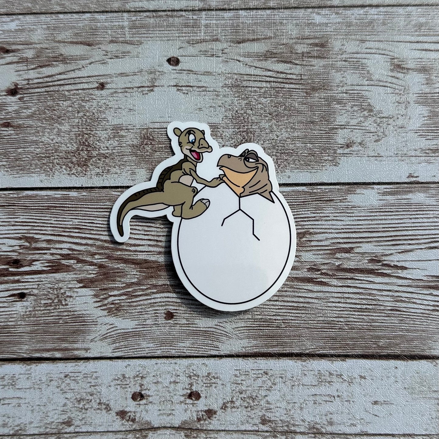 Ducky and spike sticker, The land before time