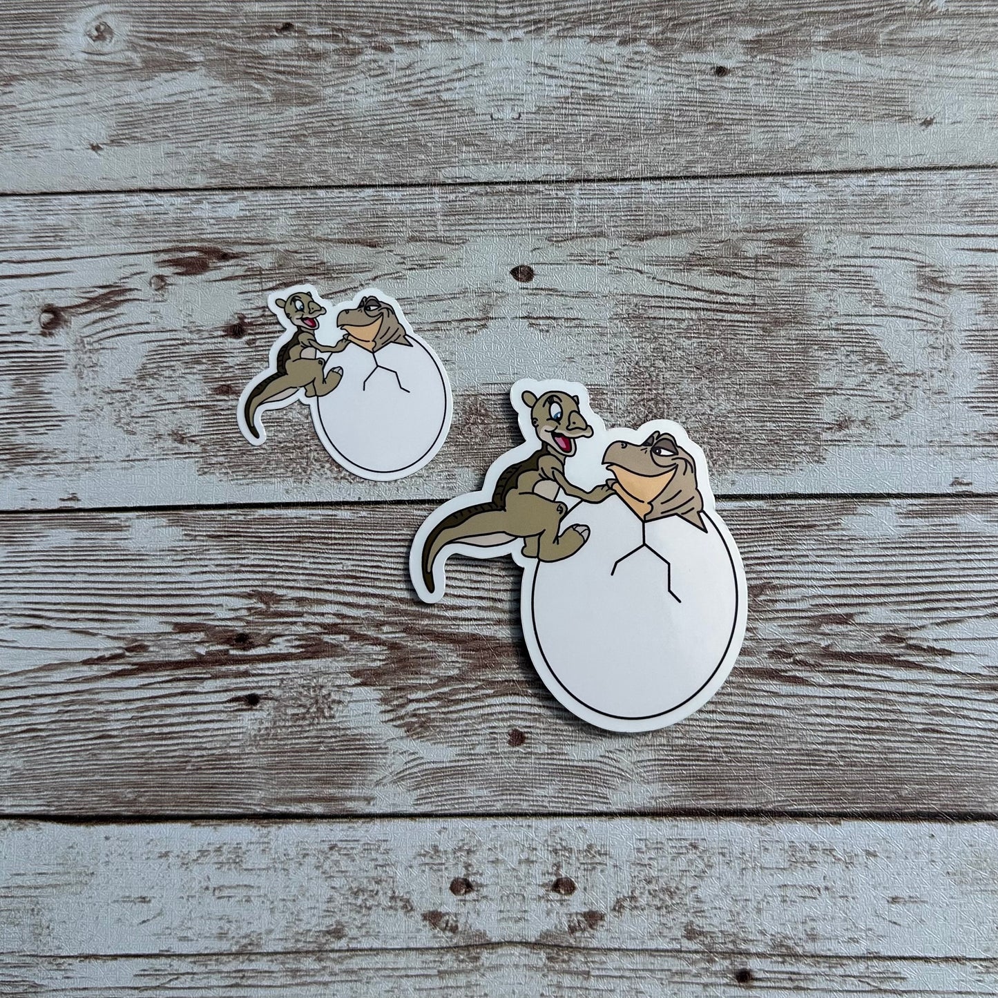 Ducky and spike sticker, The land before time